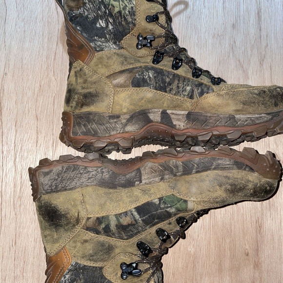 Vintage 05 Rocky Xtreme Stalker Light Camo Hunting Winter Hiking Boots Mens 12 - Picture 10 of 11